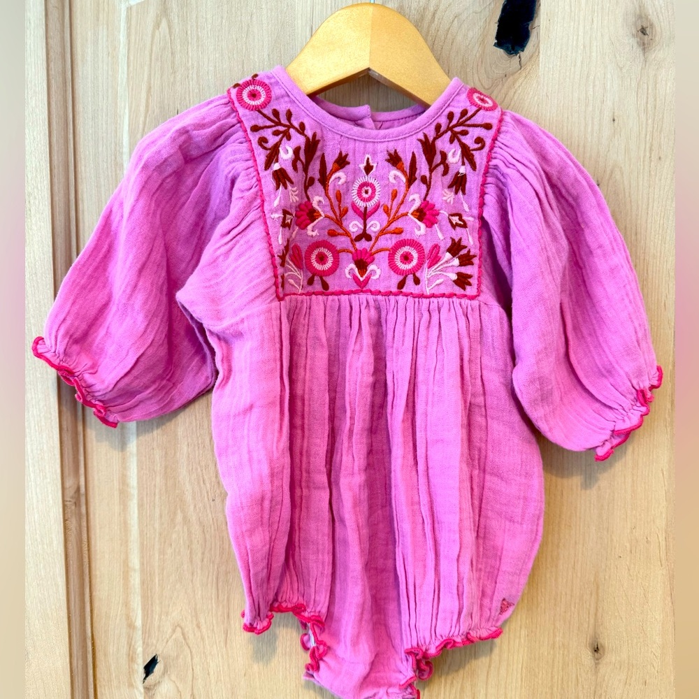 Pink Chicken bubble 6-12 months